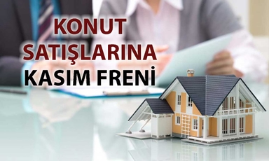 Konut satışları Kasım’da geriledi, Yılın 11 ayında artış sürdü