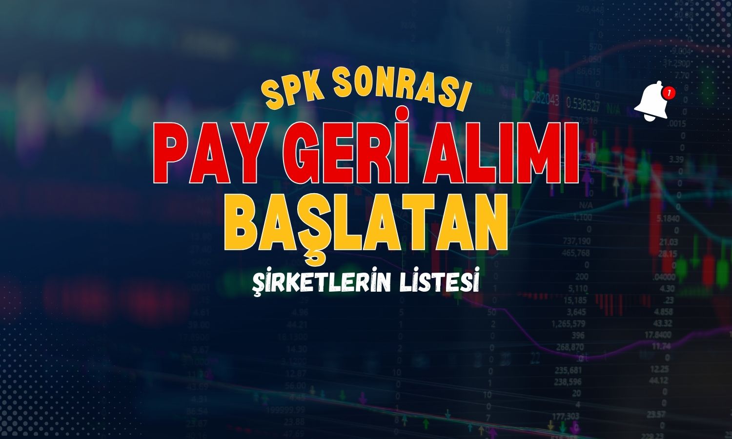 SPK sonrası pay geri alımı başlatan şirketler