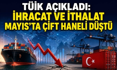 Dış ticaret açığı daraldı, ihracatta düşüş sürdü