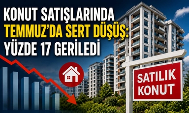 Konut satışları Temmuz’da geriledi: İpotekli satışlar arttı