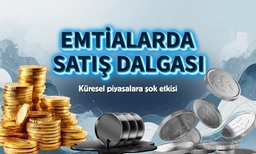 Emtia fiyatlarındaki sert düşüş, küresel piyasalara satış getirdi