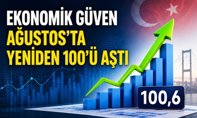 Ekonomik güven endeksi Ağustos'ta yükselişe geçti