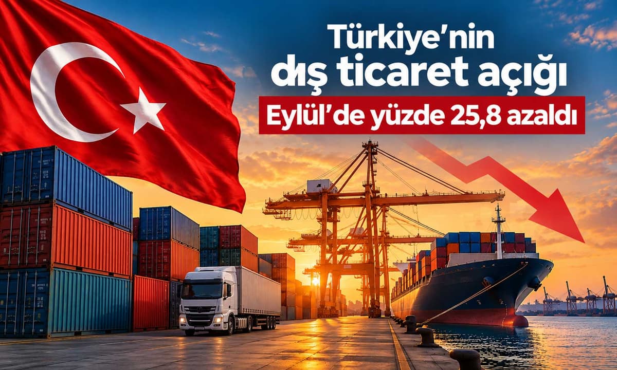 Eylül’de dış ticaret açığı geriledi: 9 aylık açık 71 milyar doları aştı